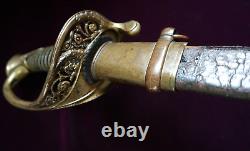 CIVIL War Confederate Boyle & Gamble Richmond Virginia Foot Officer Sword