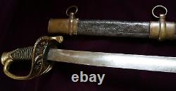 CIVIL War Confederate Boyle & Gamble Richmond Virginia Foot Officer Sword