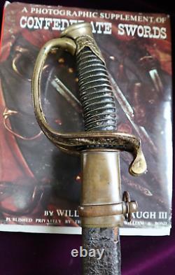 CIVIL War Confederate Boyle & Gamble Richmond Virginia Foot Officer Sword