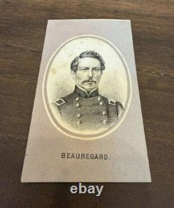 CIVIL War Confederate CDV Lot Stephens Beauregard Johnston Davis Photos