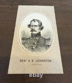 CIVIL War Confederate CDV Lot Stephens Beauregard Johnston Davis Photos