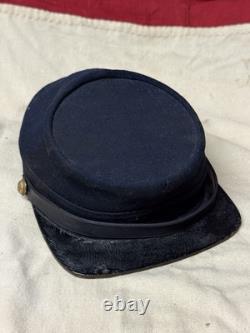 CIVIL War Confederate Csa Virginia Rebel Headgear Kepi Hat Cap