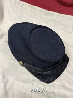 CIVIL War Confederate Csa Virginia Rebel Headgear Kepi Hat Cap