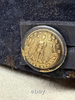 CIVIL War Confederate Csa Virginia Rebel Headgear Kepi Hat Cap