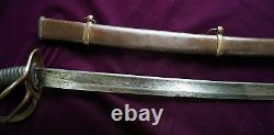 CIVIL War Confederate Dog River Cavalry Sword Attributed To Haiman Brothers