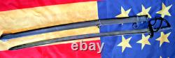 CIVIL War Confederate English Blockade Unmarked M 1853 Mole Cavalry Sword