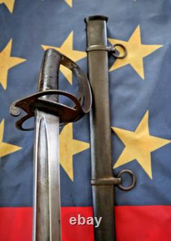 CIVIL War Confederate English Blockade Unmarked M 1853 Mole Cavalry Sword