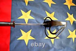 CIVIL War Confederate English Blockade Unmarked M 1853 Mole Cavalry Sword