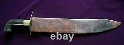 CIVIL War Confederate Large Bowie Knife Collection Of Lewis Leigh Of Virginia