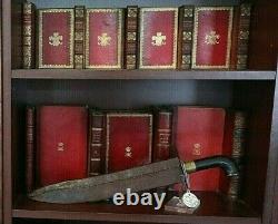 CIVIL War Confederate Large Bowie Knife Collection Of Lewis Leigh Of Virginia