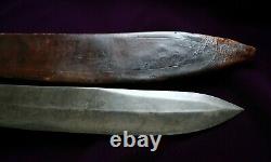 CIVIL War Confederate Large Bowie Knife Collection Of Lewis Leigh Of Virginia