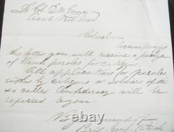 CIVIL War Confederate Lee's Army Parole Letter Richmond April 1865