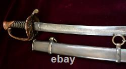 CIVIL War Confederate Leech & Rigdon Foot Officer Sword R E Neville Collection