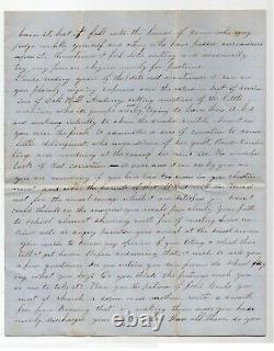 CIVIL War Confederate Letter To His Wife- Camp Georgia Va 1862