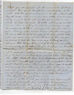 CIVIL War Confederate Letter To His Wife- Camp Georgia Va 1862