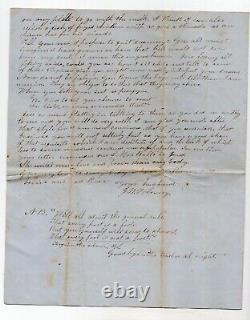 CIVIL War Confederate Letter To His Wife- Camp Georgia Va 1862