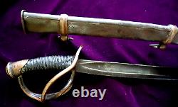 CIVIL War Confederate Louis & Elijah Haiman Bros Columbus Ga Cavalry Sword