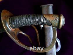 CIVIL War Confederate Louis & Elijah Haiman Bros Columbus Ga Cavalry Sword