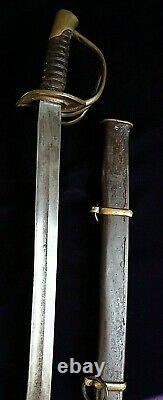 CIVIL War Confederate Louis Froelich Kenansville Confederate States Armory Sword