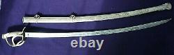 CIVIL War Confederate M 1840 Cavalry Sword With Confederate Etching On Blade