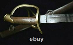 CIVIL War Confederate M 1840 Cavalry Sword With Confederate Etching On Blade