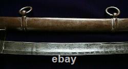 CIVIL War Confederate M 1840 Cavalry Sword With Confederate Etching On Blade