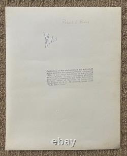 CIVIL War Confederate Maj. Gen. Robert E. Rodes Official Ww2 Us Army Photo 1943