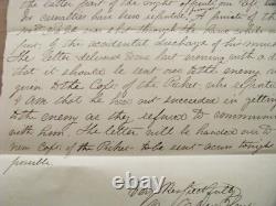 CIVIL War Confederate Pickets Refuse Union Pickets Message Virginia 1865