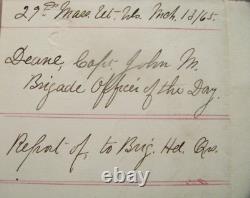 CIVIL War Confederate Pickets Refuse Union Pickets Message Virginia 1865