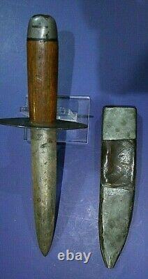 CIVIL War Confederate Rare Bowie Knife W Original Scabbard Not Sword Ca 1861