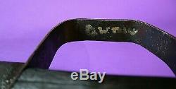 CIVIL War Confederate Rare ID To W. Tilly D Guard Bowie Knife Not Sword C 1861