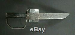 CIVIL War Confederate Rare ID To W. Tilly D Guard Bowie Knife Not Sword C 1861