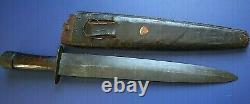 CIVIL War Confederate Rare Large 18 1/4 Inch Bowie Knife Not Sword Ca 1861