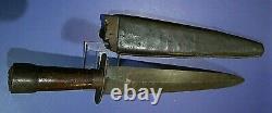 CIVIL War Confederate Rare Large 18 1/4 Inch Bowie Knife Not Sword Ca 1861