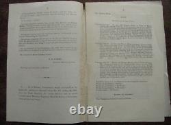 CIVIL War Corinth Mississippi 1862 Early Union Occupation Order