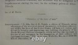 CIVIL War Corinth Mississippi 1862 Early Union Occupation Order