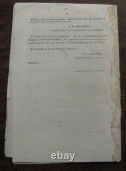 CIVIL War Corinth Mississippi 1862 Early Union Occupation Order