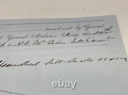CIVIL War Csa Alabama Brig Gen Qm State Signed Duff C Green Stores Invoice @204
