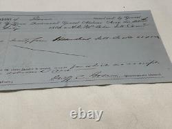 CIVIL War Csa Alabama Brig Gen Qm State Signed Duff C Green Stores Invoice @204