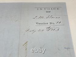 CIVIL War Csa Alabama Brig Gen Qm State Signed Duff C Green Stores Invoice @204