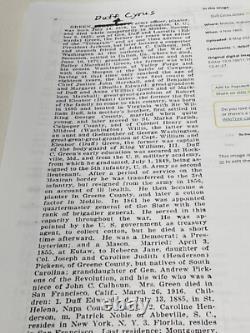 CIVIL War Csa Alabama Brig Gen Qm State Signed Duff C Green Stores Invoice @204