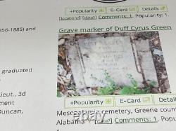 CIVIL War Csa Alabama Brig Gen Qm State Signed Duff C Green Stores Invoice @204