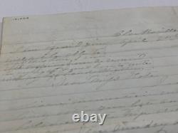 CIVIL War Csa Four Full Pages 1864 Clarksville Va Very Faint Nice Content @202