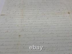 CIVIL War Csa Four Full Pages 1864 Clarksville Va Very Faint Nice Content @202