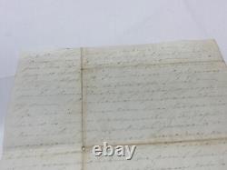 CIVIL War Csa Four Full Pages 1864 Clarksville Va Very Faint Nice Content @202