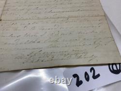 CIVIL War Csa Four Full Pages 1864 Clarksville Va Very Faint Nice Content @202
