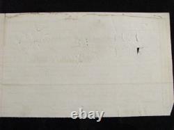 CIVIL War Delaware County New York Volunteers Certificate Sg Dby Governor Fenton