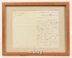 CIVIL War Document, William Brooks, Monongahala, Pa, 1864 Framed