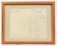 CIVIL War Document, William Brooks, Monongahala, Pa, 1864 Framed