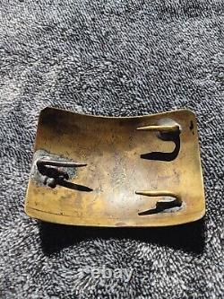 CIVIL War Era Militia Waist Belt Plate Buckle Non Dug Relic Great Condition